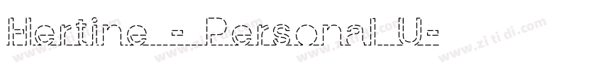Hertine - Personal U字体转换